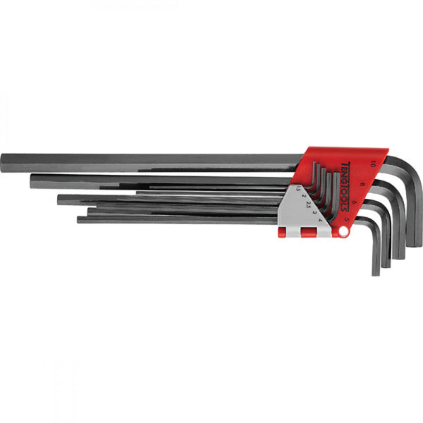 Teng 9Pc Xtra Long Mm Hex Key Set - 1.5-10.0mm