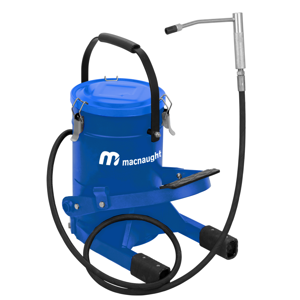 Macnaught Foot Operated 10kg Grease Bucket Pump