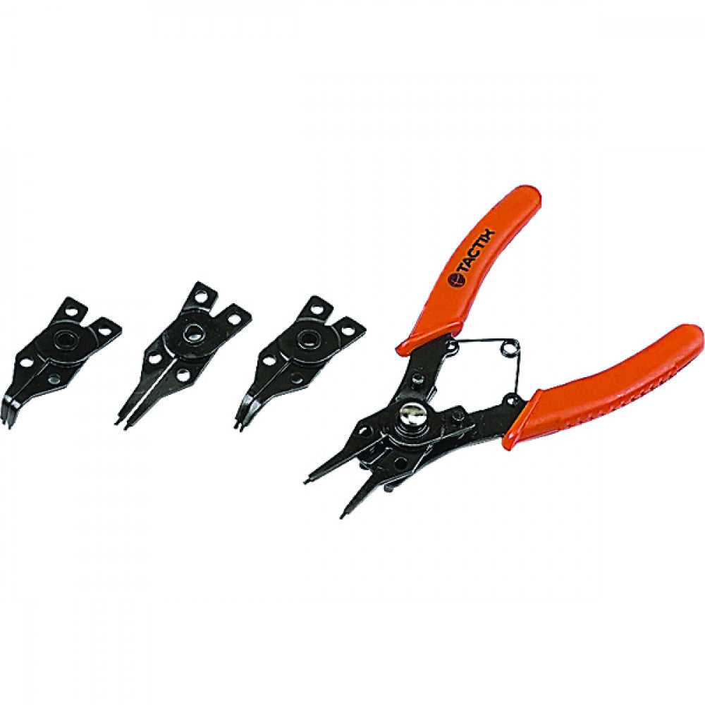 Tactix Pliers Circlip 4Pc Set