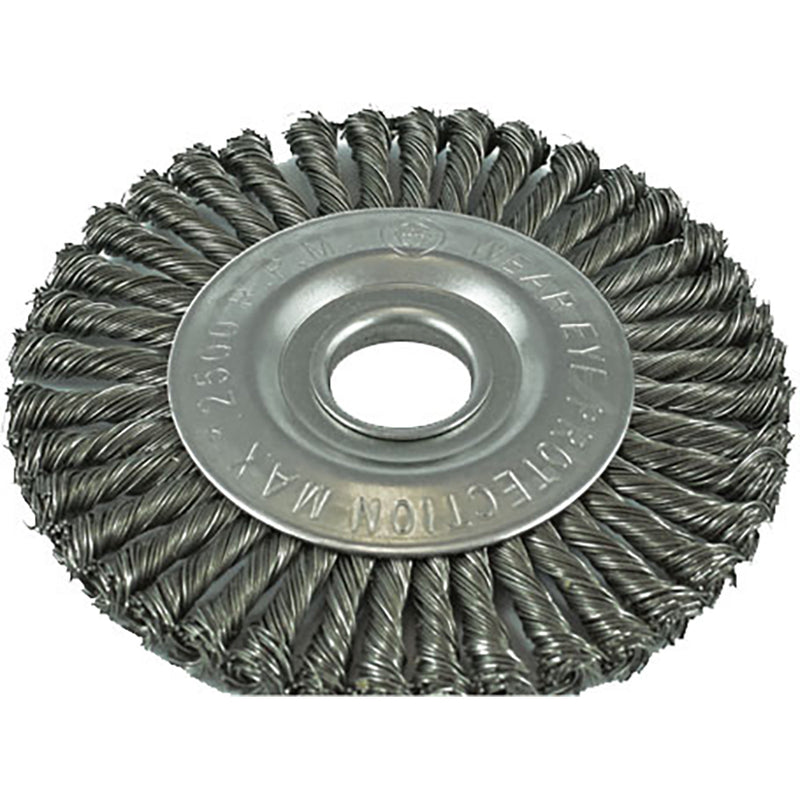 Itm Twist Knot Pipeline Wheel Brush Steel 125mm