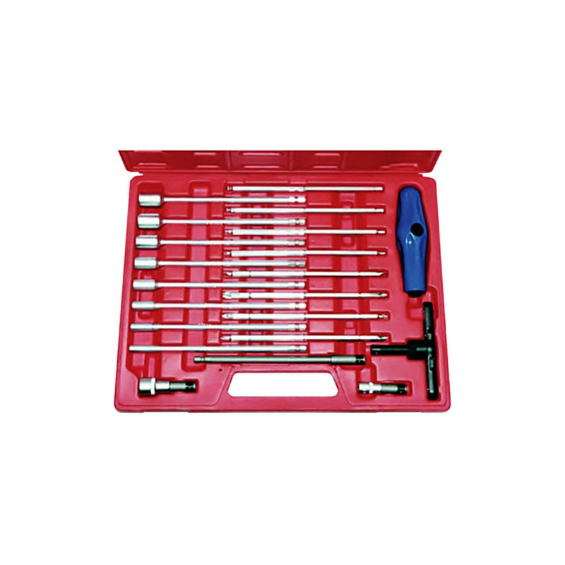 T&E Tools 21 Piece Inhex Screwdriver Bit Set