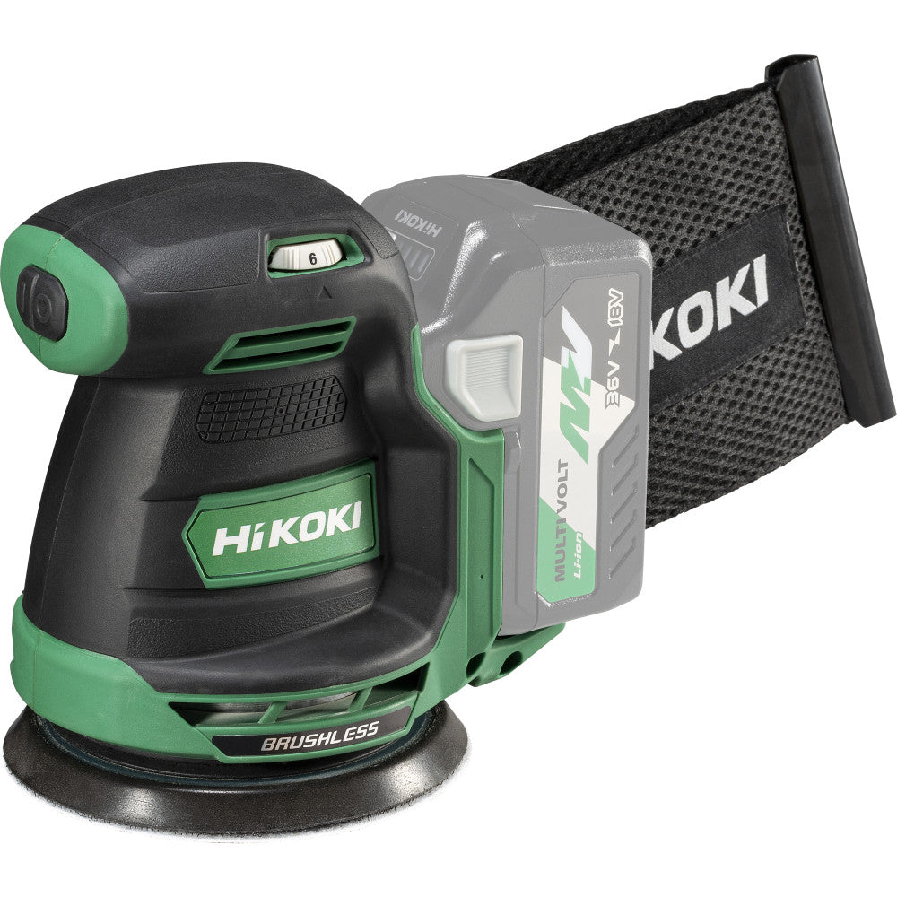 HiKOKI 18V Brushless 125mm Random Orbital Sander - Bare Tool