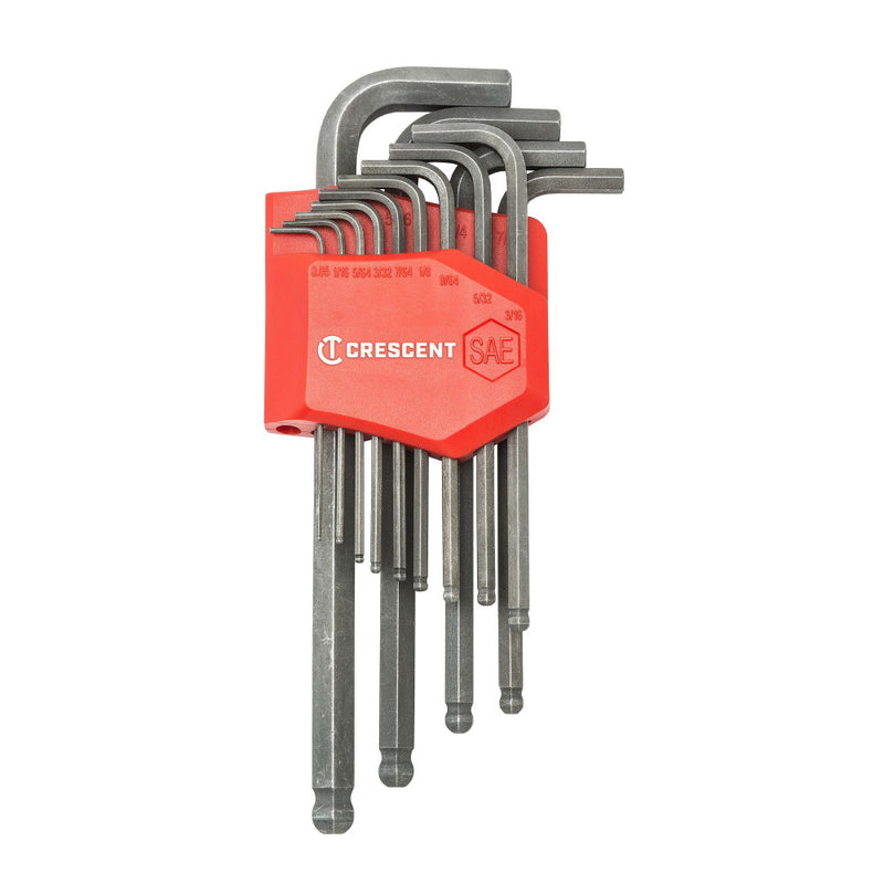 Crescent 13 Piece. Long Ball End SAE Hex Key Set