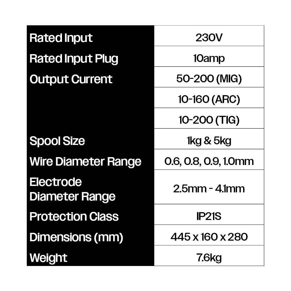 Weldco MIG200 Mig Welder Machine
