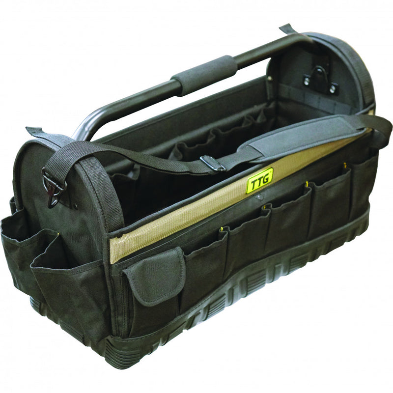 Ttg 24in Open Top Tool Bag W/ Moulded Rubber Base