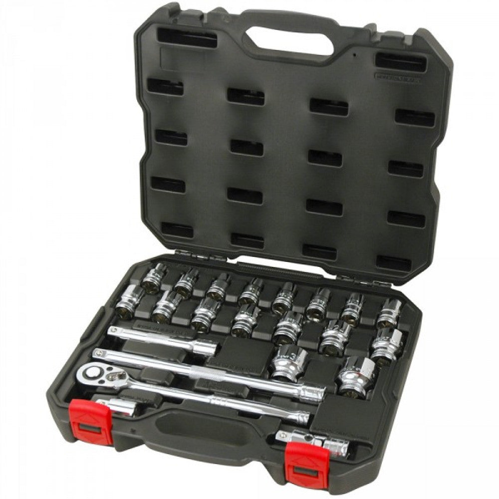 Powerbuilt 1/2Dr 23pc Metric Socket Set