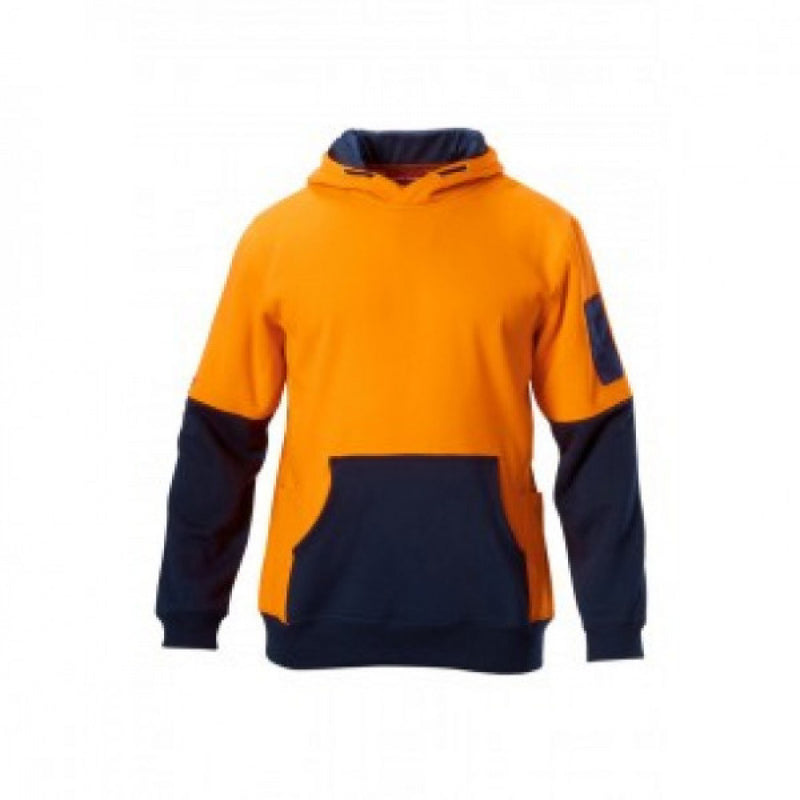 Hard Yakka Hi-Visibility Two Tone Fleece Hoodie