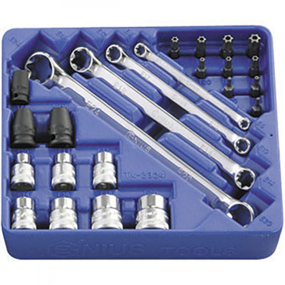 Genius 24Pc Torx Star Wrench Set