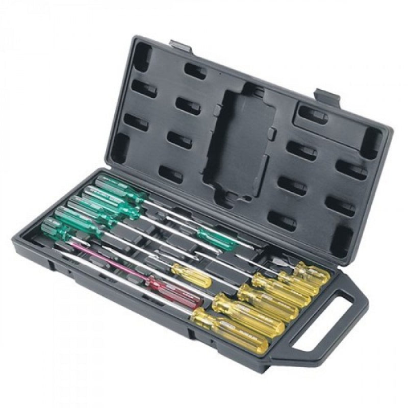 Screwdriver Set 8 x Flat (1xInsulated) 6 x Phillips 14Pce StanleyT186 65-750