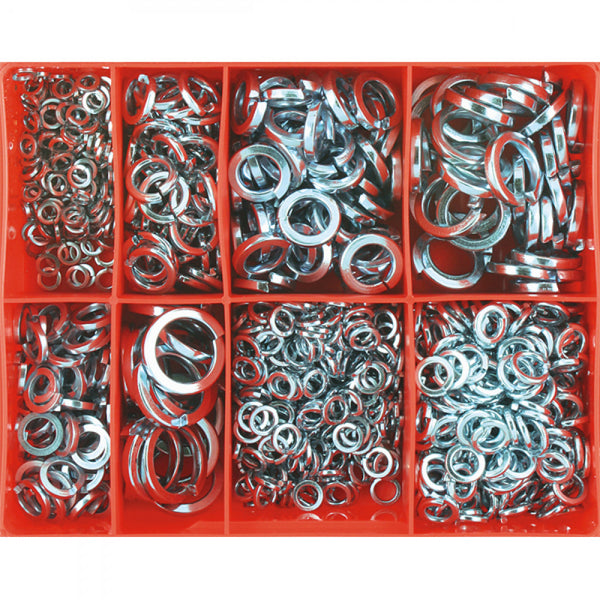 895Pc Square Section Spring Washer Assortment