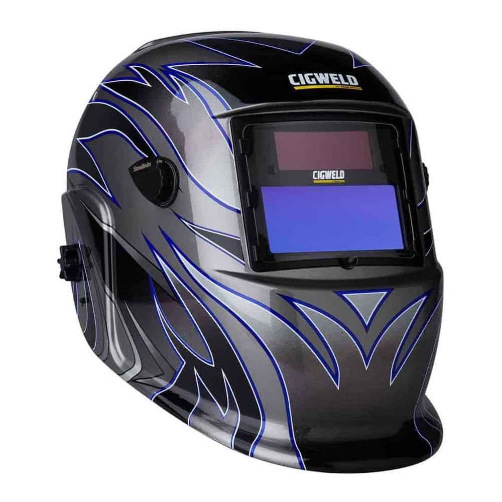 CIGWELD WeldSkill Auto-Darkening Helmet – Tribal
