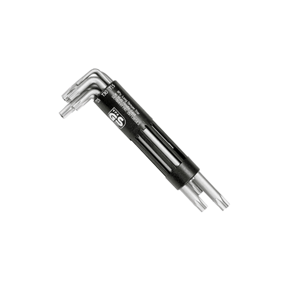 T&E Tools 8Pc Key Set T10-T50 Tamper Torx Long Arm