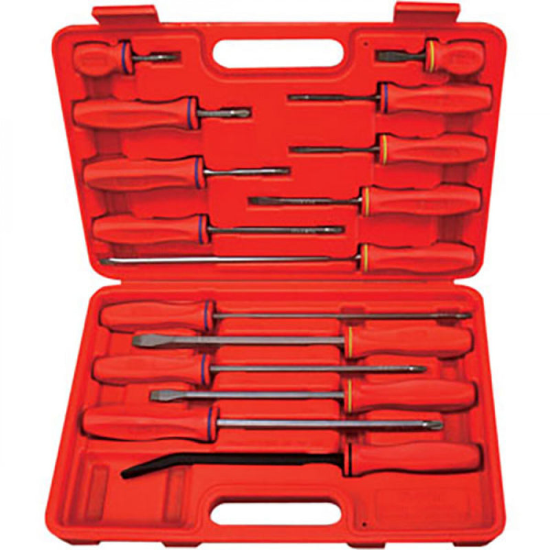 Genius 15Pc Combination Screwdriver And Pry Bar Set