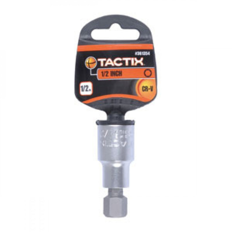 Tactix Bit Socket 1/2in Dr. Hex 3/8in