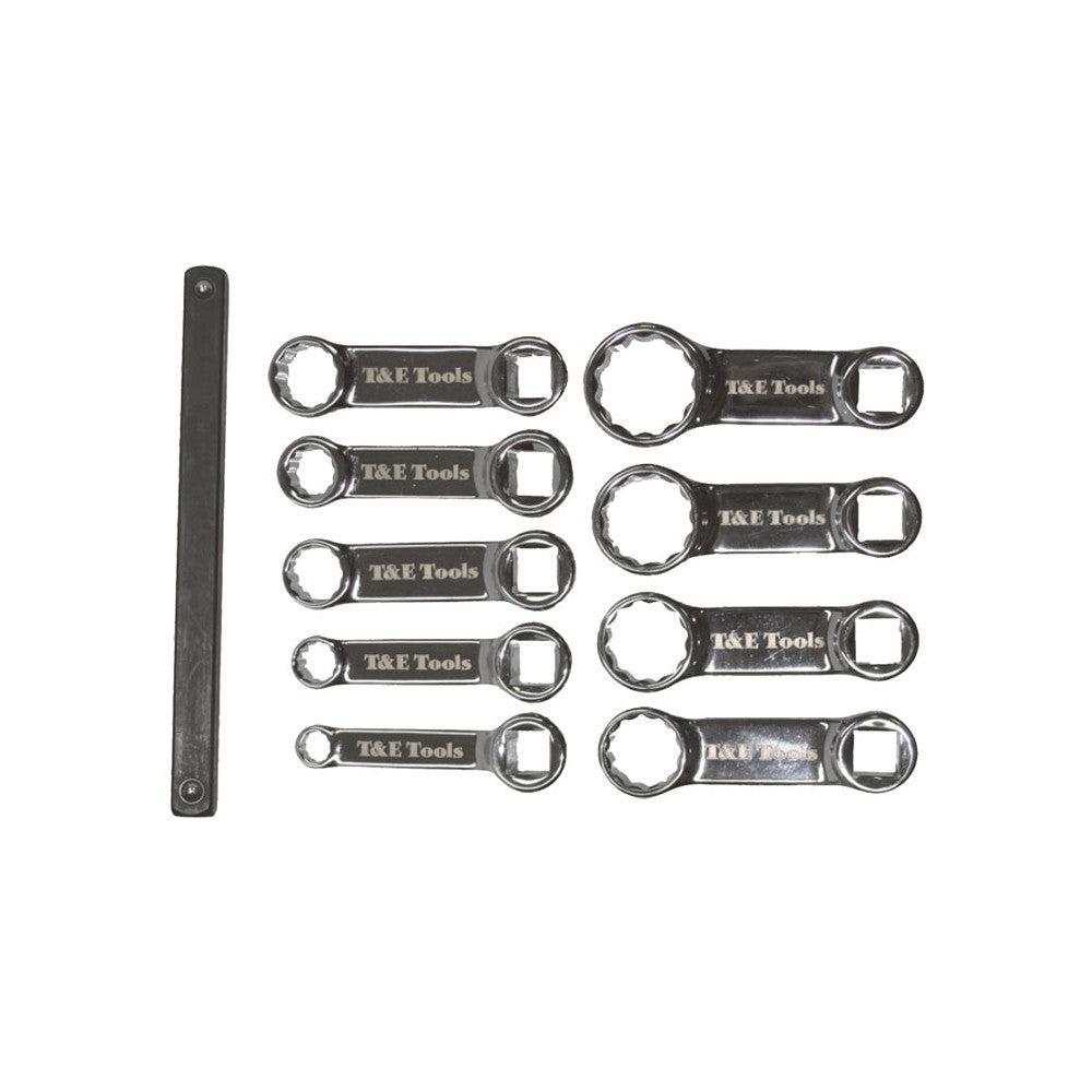 T&E Tools 9 Piece. AF 3/8" Drive Torque Adaptor Set