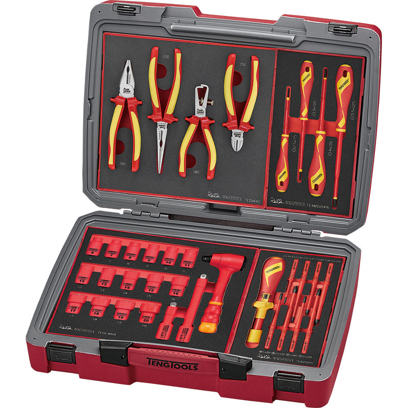 Teng 36 Piece Mecca Pro Tc-6T Eva Electrician Tool Kit