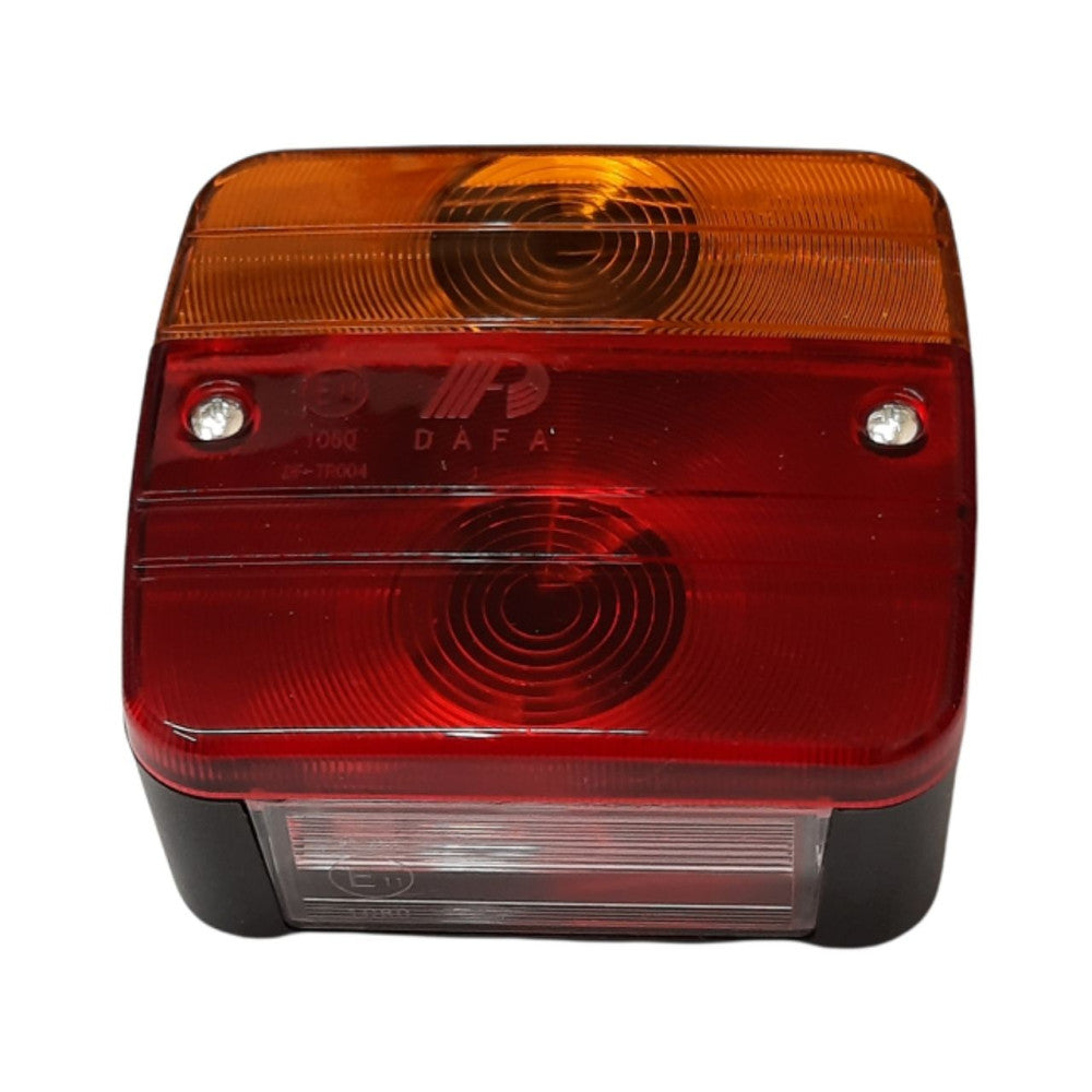 Square 12 Volt Combination Tail Light - No Reflector