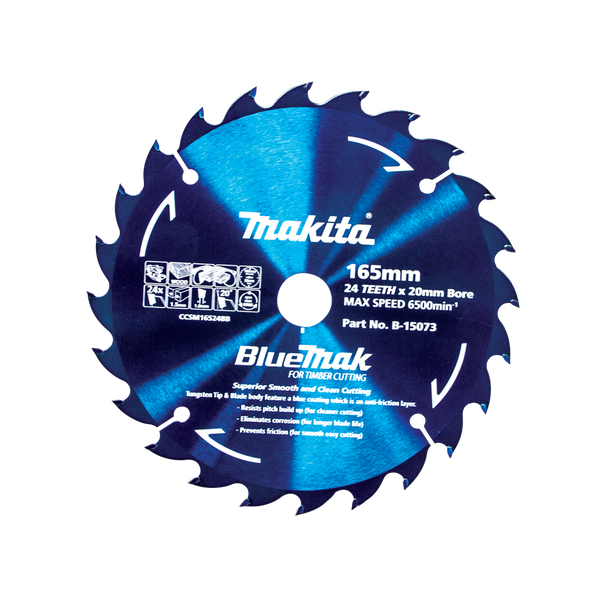 Makita BlueMak B-15344 Wood Circular Saw Blade 260mm 80T TCT