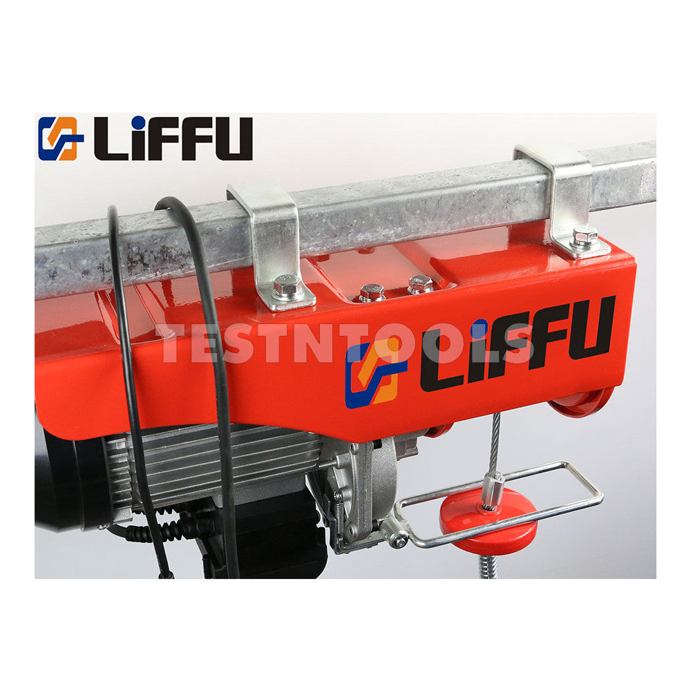 Liffu Electric Hoist 230V Wire Rope 18m 1200Kg PA1200
