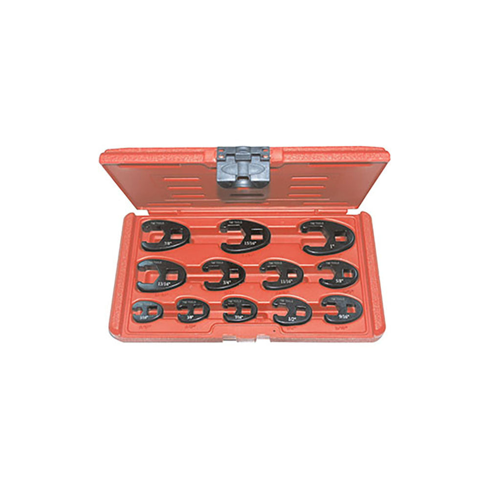 T&E Tools Crowsfoot Set 5/16-1" Flare Nut