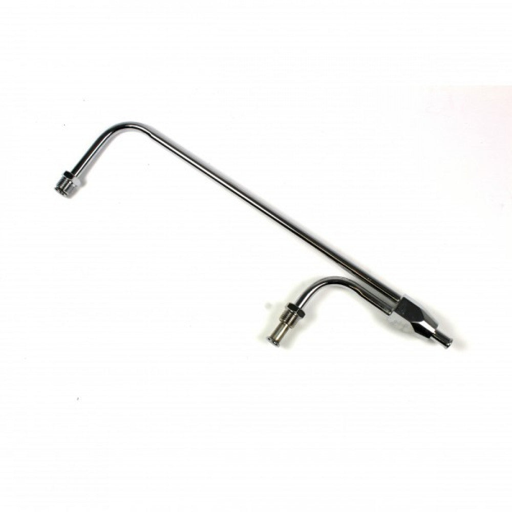 RPC Holley Quad Chrome Steel Fuel Line, 9-5/16 Inch Centers#S2197