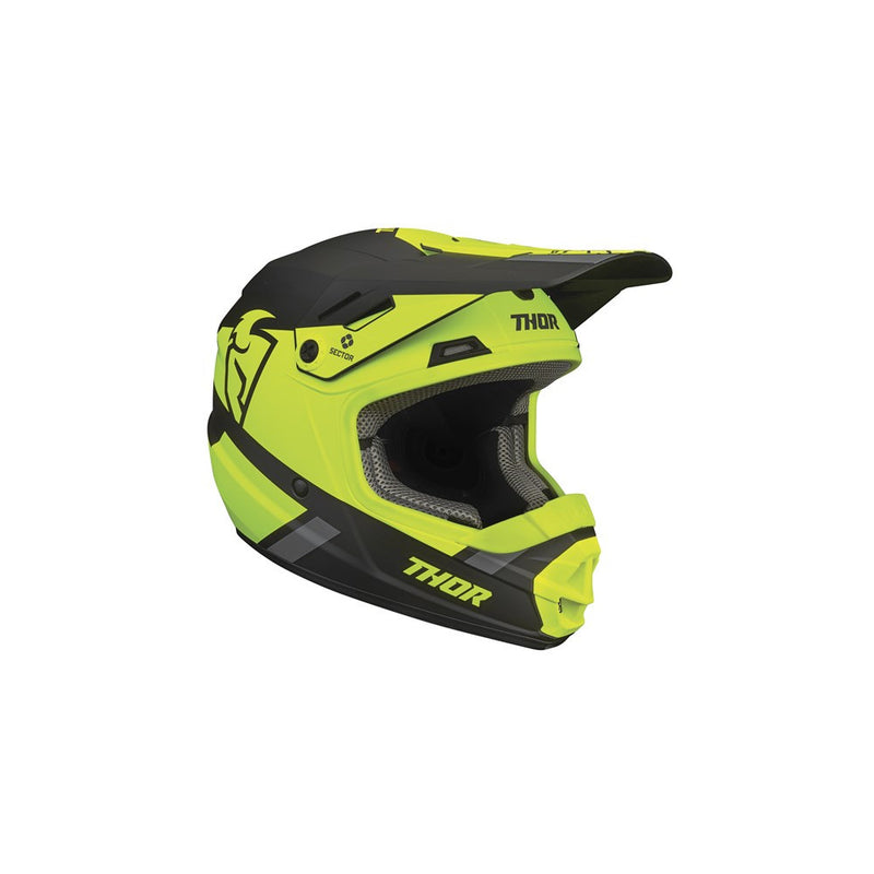 Helmet S22Y Thor MX Sector Split Youth Mips Acid Black Small #