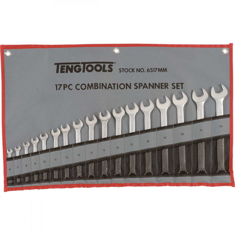 Teng 17Pc Combination Metric Spanner Set W/Wallet