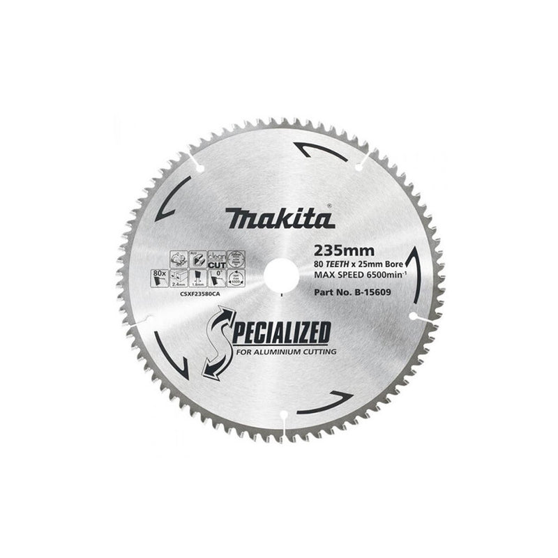 Makita Saw Blade TCT Aluminium 235x25mm 80T