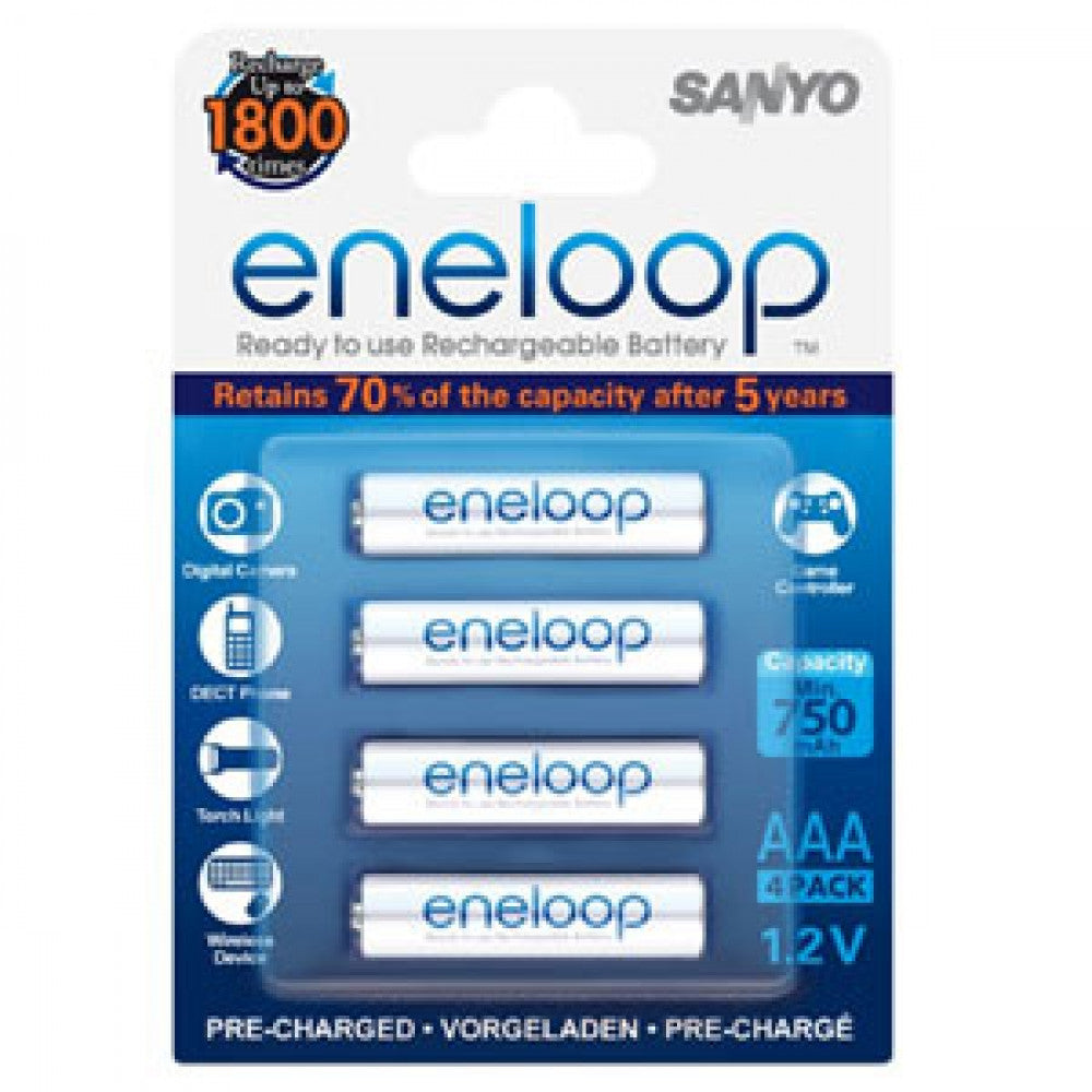 Panasonic Eneloop 750Mah 1.2V Rechargeable Aaa Bat