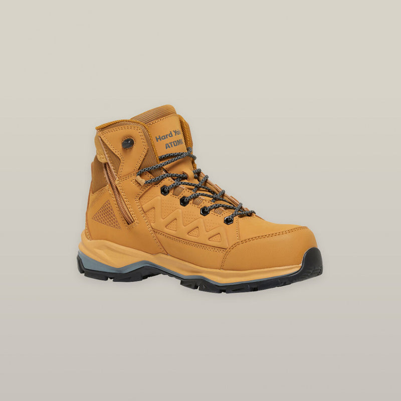 Hard Yakka Atomic Lightweight Hybird Safety Boot - Wheat