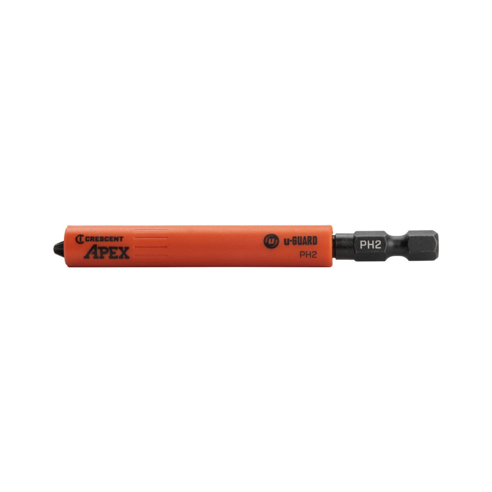 Crescent #2 x 3-1/2" Phillips® U-GUARD™ Covered Impact Power Bit - 2 Pack