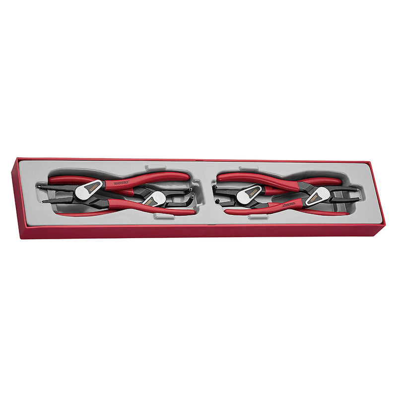 Teng 4Pc 9in Circlip Plier Set - Tc-Tray