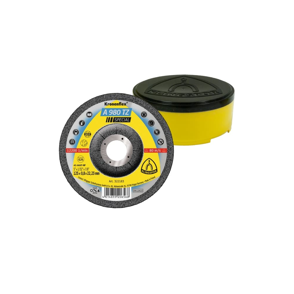 Klingspor A980TZ 0.8mm Ultra Thin Cutting Disc "BEST" (25pk)