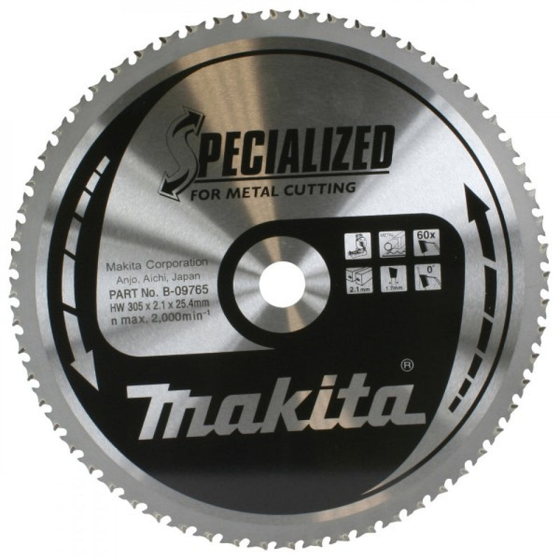 Makita Circular Blade Metal 185mm 64T 20mm Bore