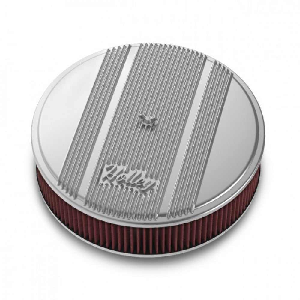 Holley 14" ROUND FINNED AIR CLEANER #120-151