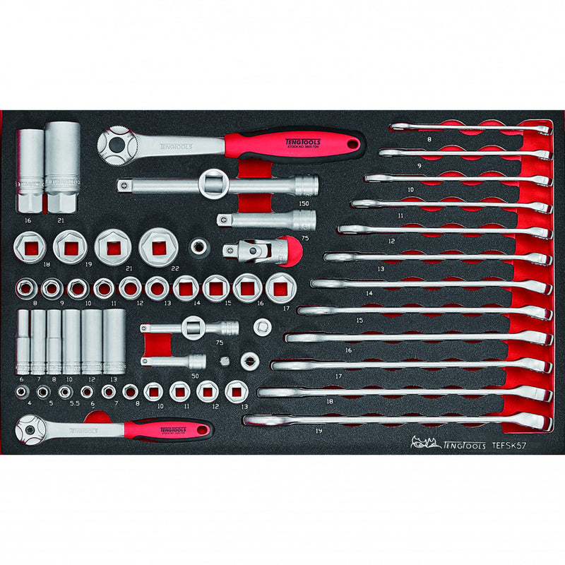 Teng 57Pc Spanner And Socket Set (Eva)