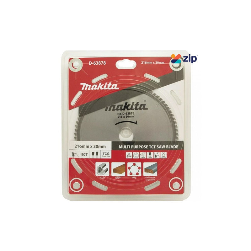 Makita Multi-Material TCT Blade 216mm 80T