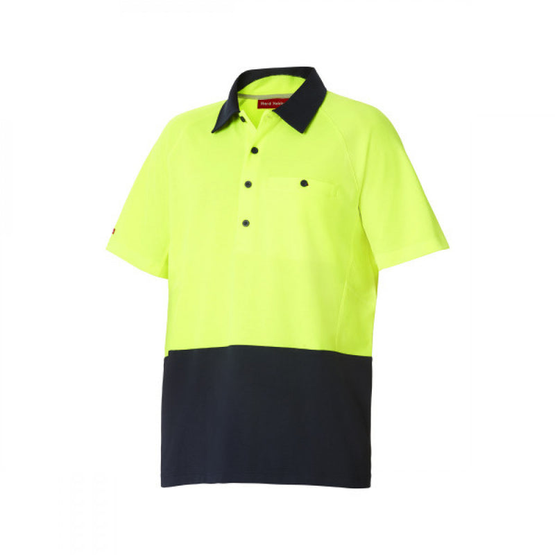 Hard Yakka Koolgear Hi-Visibility Two Tone Short Sleeve Ventilated Polo