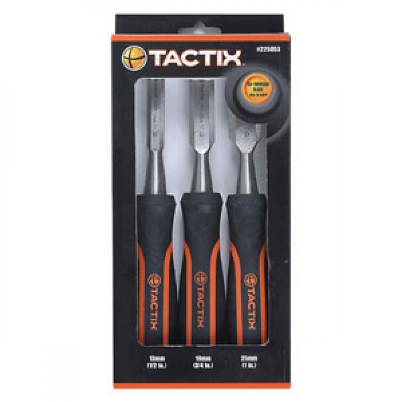 Tactix - Chisel Wood 3Pc Set-Long