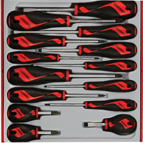 Teng 14Pc Md Screwdriver Set - Ttd-Tray