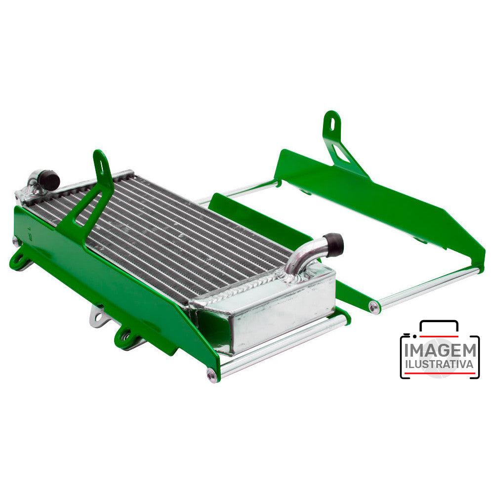 Radiator Brace Crosspro Green Kawasaki Klx450R 08-19 Kx450F 06-08