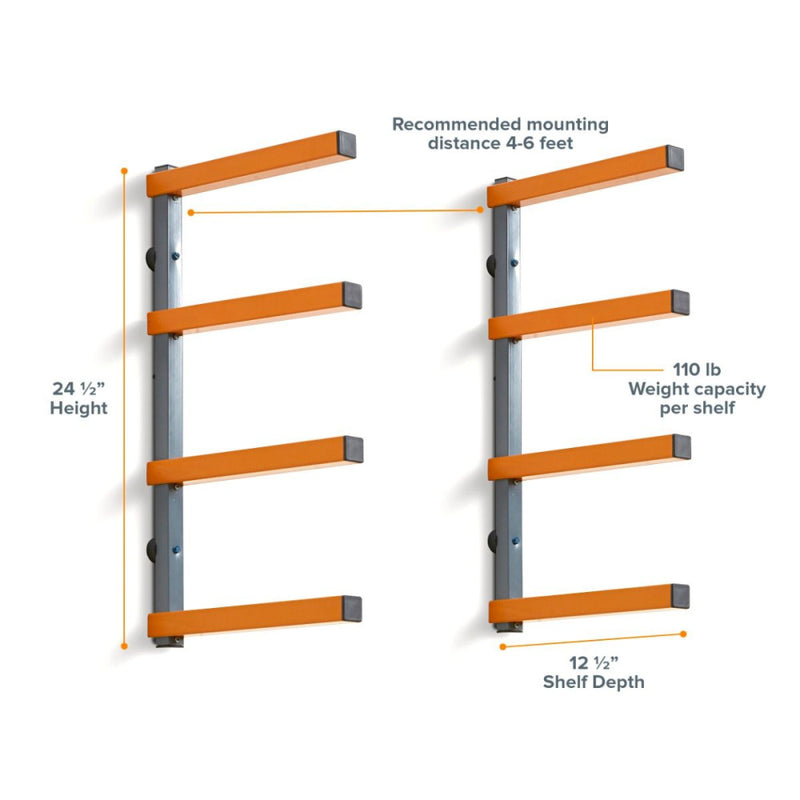 Bora Wood Rack 4 Tier