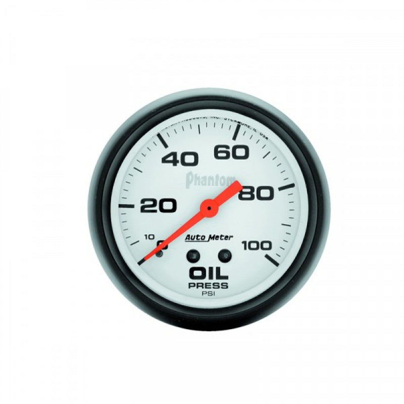 AutoMeter Phantom Oil Pressure 0-100 Mech