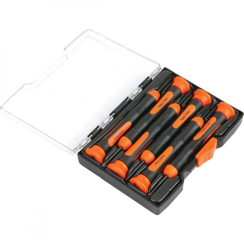 Tactix - 6Pc Precision Screwdriver Set