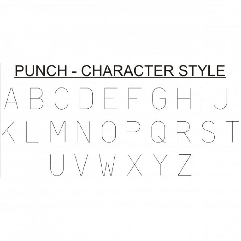 Letter Punch Set 8.0mm