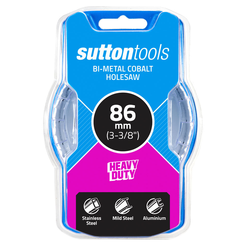 86mm Sutton Tools Bi-Metal Cobalt Holesaw