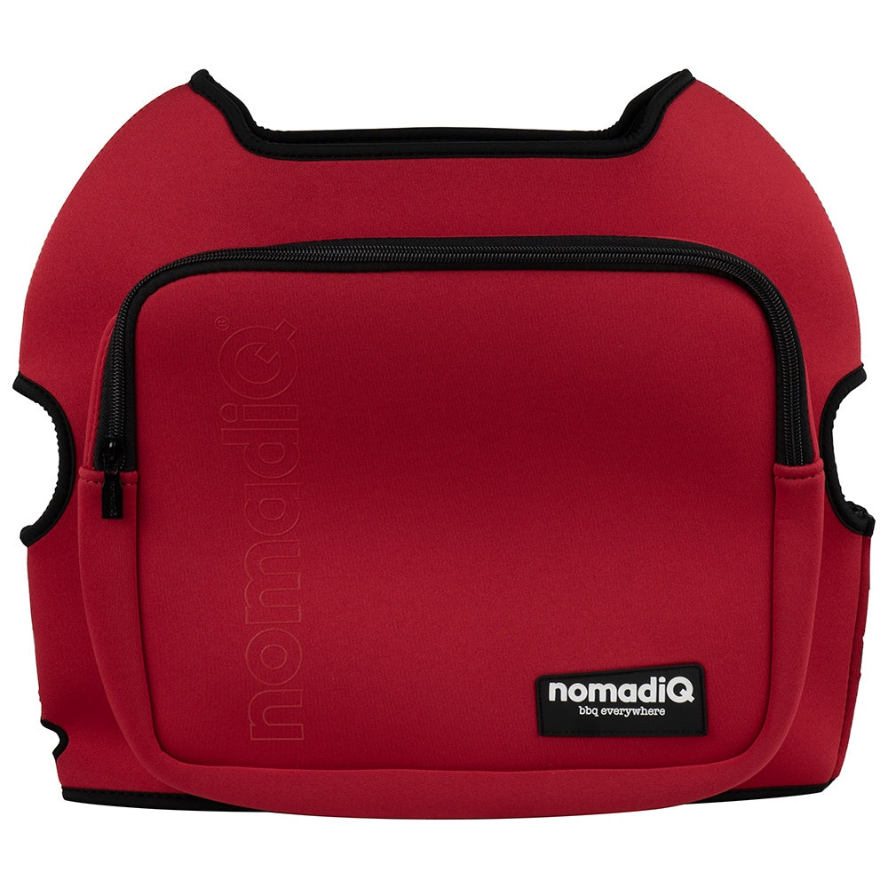 NomadiQ BBQ Protective Cover With Storage Pocket - Red