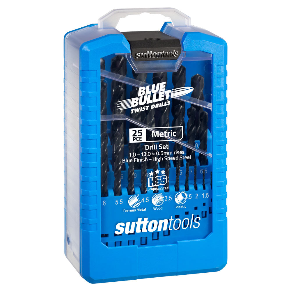 1-13x0.5mm Steps Blue Drill Set ABS Case SUTTON / P&N SM3