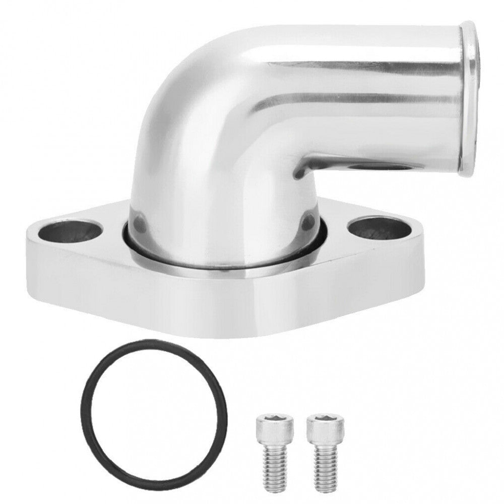 AFTERBURNER Water Neck (Chev SB) - 90 Deg / Swivel - Polished Alloy Each #8456