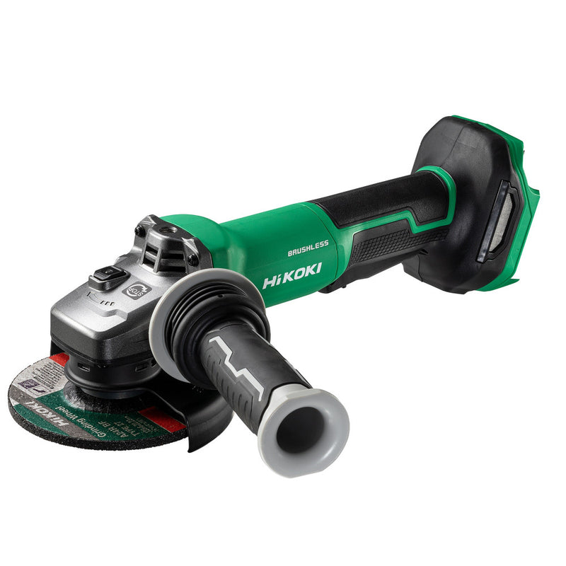 HIKOKI 18V Brushless Braked 125mm Safety Angle Grinder - G1813DF(G4Z)